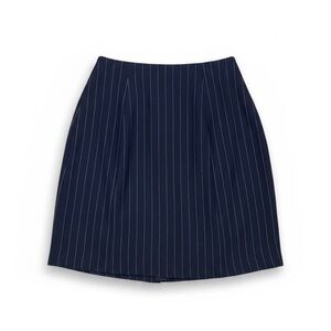 Hillard & Hanson Navy Pinstripe Pencil Skirt Women’s Size 6 Career Office
